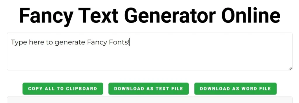 fancy text tool