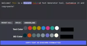 discord colored text generator