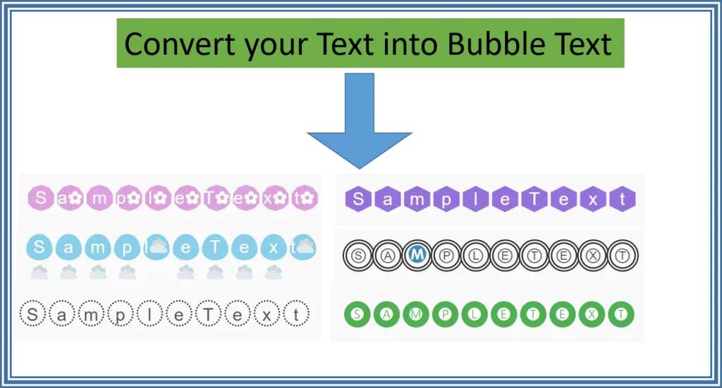 Bubble Text Font