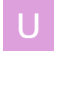 letter u bubble text capital